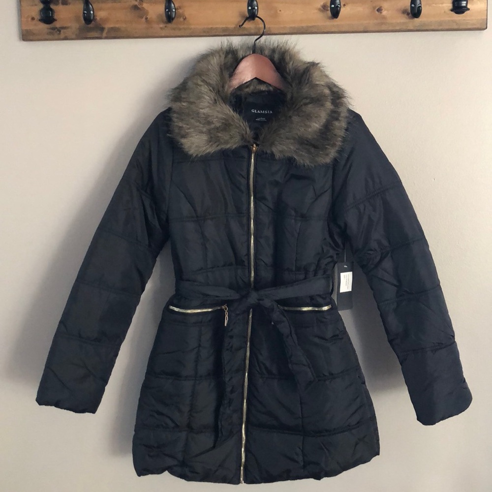 SOLD NWT Glamsia Dress Quilted Jacket Size: Large